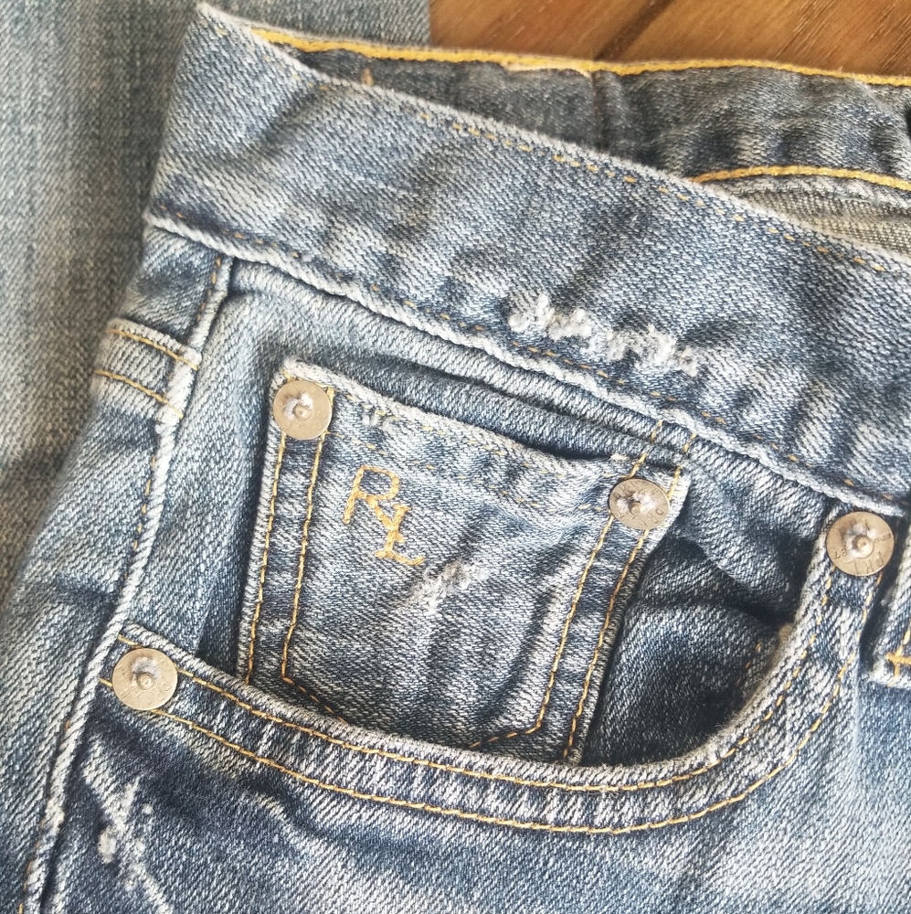 Ralph Lauren Sport Denim Stylish Skinny Blue Denim Jeans - Picture 3 of 6